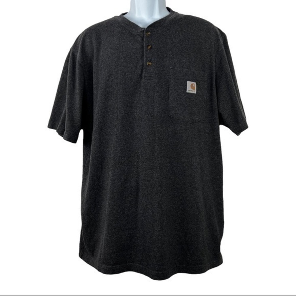 Carhartt Men T-shirt Black Pullover Sz L